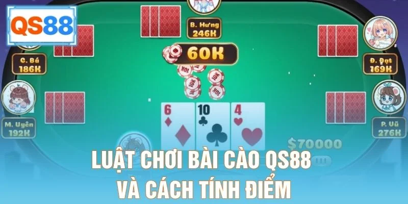 Luật chơi bài cào QS88 và cách tính điểm